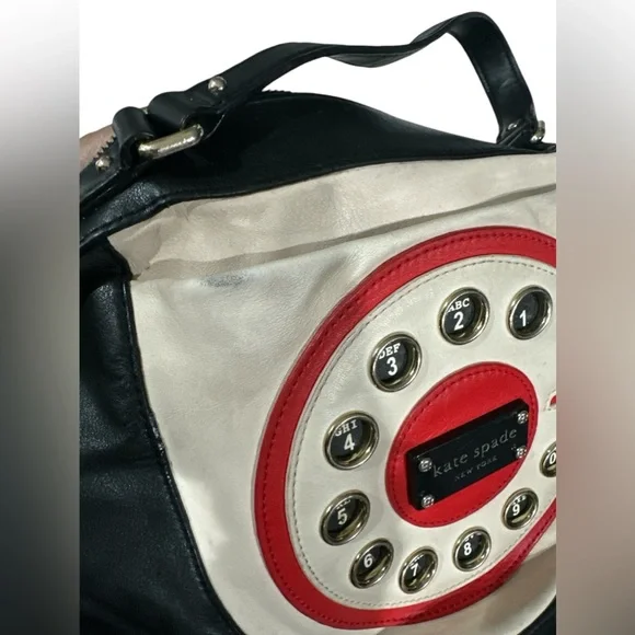 VINTAGE-KATE SPADE CALL ME HAYDEN PHONE BAG- GOOD CONDITION - Picture 8 of 11